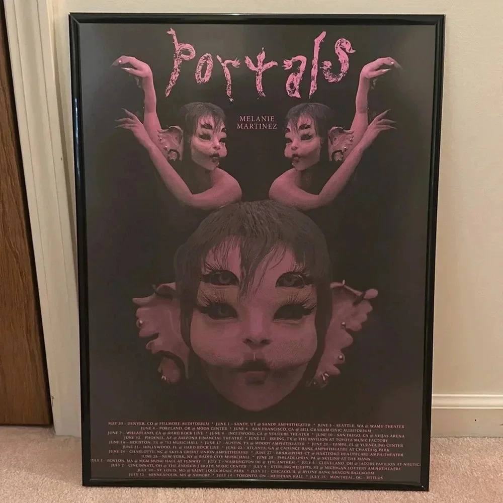 Melanie Martinez Portals Tour Date Poster OFFICIAL MERCH - Picture 2 of 7